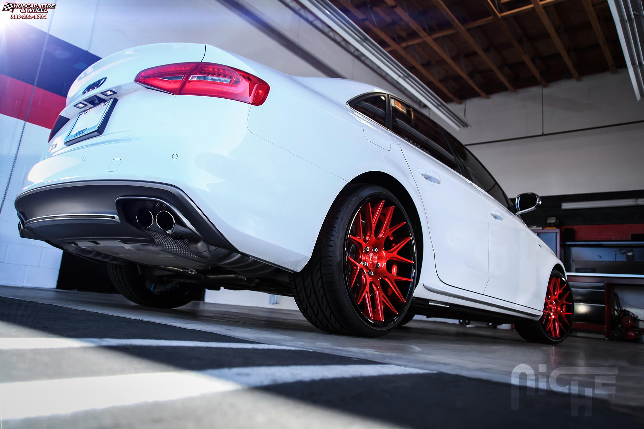 vehicle gallery/audi s4 niche circuit 20x9  Brushed and Polished with Chrome Lip wheels and rims